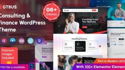 GTBUS v1.0.0 Consulting & Finance WordPress Theme