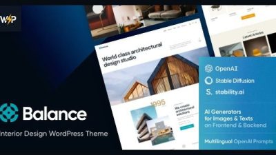 Balance v1.0 Interior Design WordPress Theme