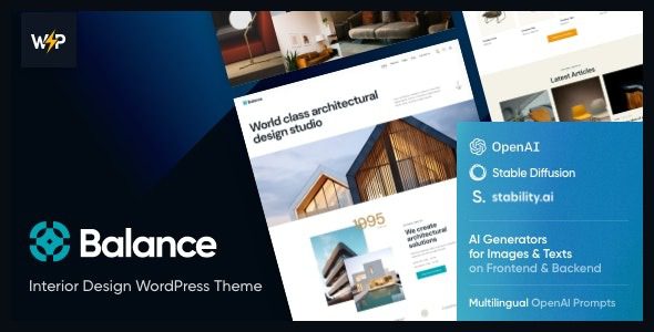 Balance v1.0 Interior Design WordPress Theme