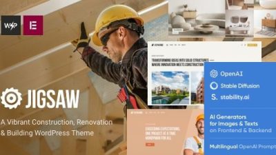 Jigsaw v1.0 Building & Construction WordPress Theme