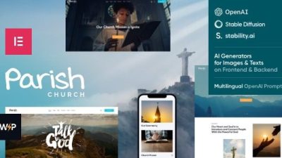 Parish v1.0 Church, Religion & Charity WordPress Theme