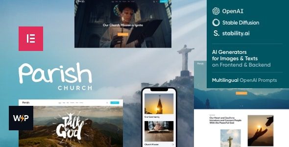 Parish v1.0 Church, Religion & Charity WordPress Theme