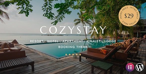 CozyStay (v1.3.0) Hotel Booking WordPress Theme