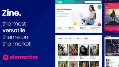Zine (v2.13) Website Builder – WordPress Elementor Theme