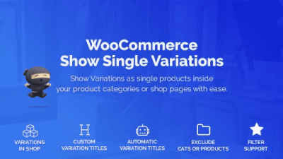 WooCommerce Show Variations as Single Products (v1.4.2) [Activated]