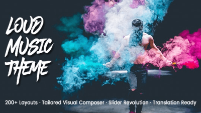 Loud v2.5.2 A Modern WordPress Theme For The Music Industry
