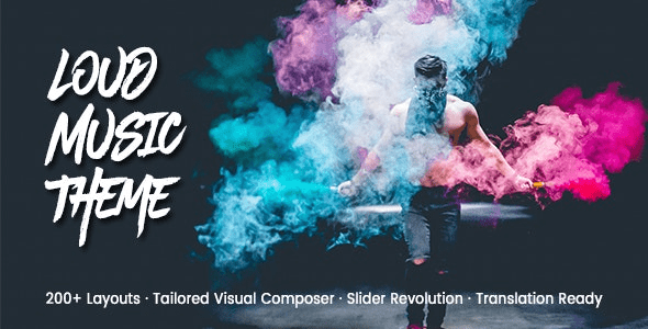 Loud v2.5.2 A Modern WordPress Theme For The Music Industry