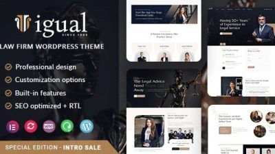 Igual (v1.0.5) Law Firm WordPress Theme
