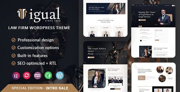 Igual (v1.0.5) Law Firm WordPress Theme