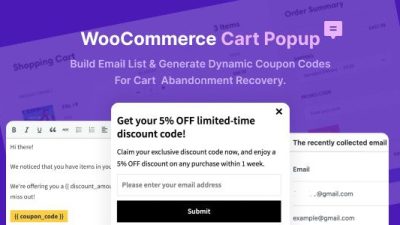 WooCommerce Cart Popup插件下载