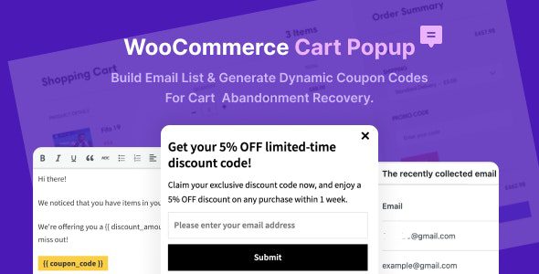 WooCommerce Cart Popup插件下载