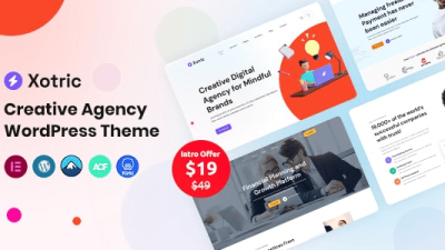 Xotric (v1.2) Creative Agency WordPress Theme + RTL