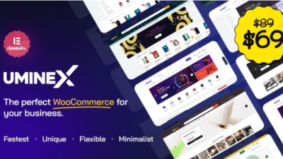 Uminex (v1.0.9) Multipurpose WooCommerce Theme