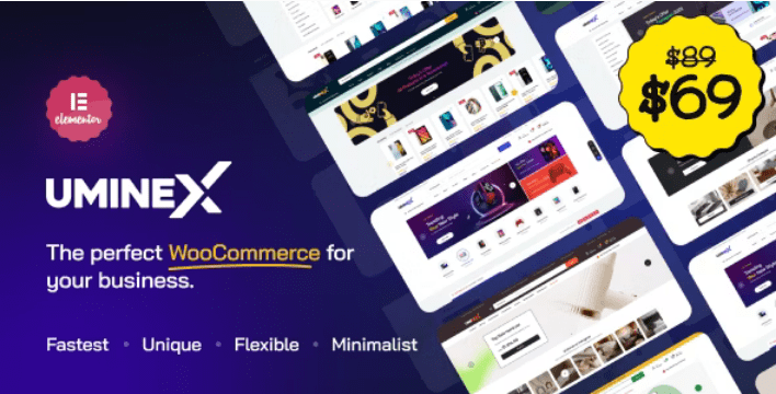 Uminex (v1.0.9) Multipurpose WooCommerce Theme