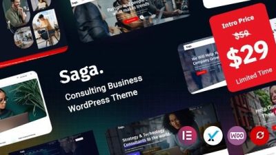 Saga (v2.3) Business Consulting WordPress Theme