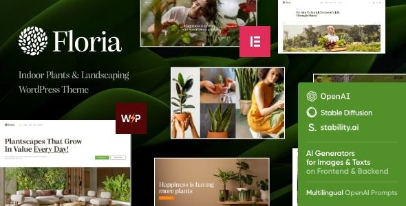 Floria v1.0 Gardening & Landscaping WordPress Theme