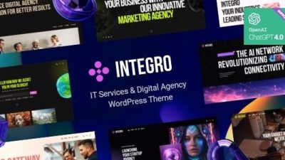 Integro v1.0 IT Services & Digital Agency WordPress Theme