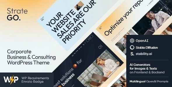 Stratego v1.0 Corporate Business & Consulting WordPress Theme
