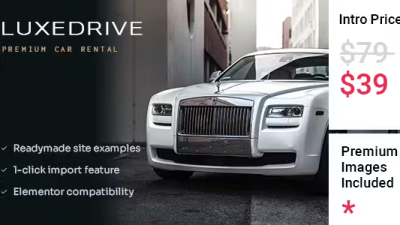 LuxeDrive v1.0 Limousine and Car Rental Theme