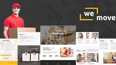 WeMove v1.5 – Home Moving & Logistic WordPress Theme