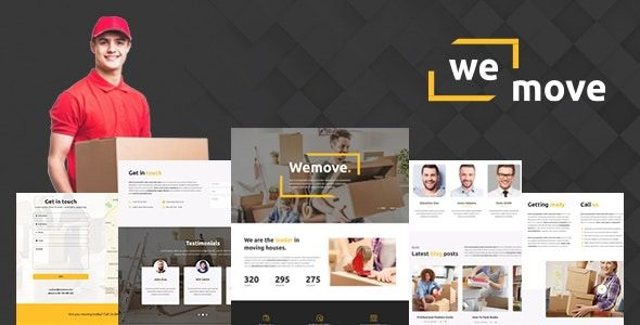 WeMove v1.5 – Home Moving & Logistic WordPress Theme