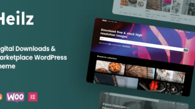Fixed* Heilz (v2.0.1) Digital Downloads & Marketplace WordPress Theme [Activated]