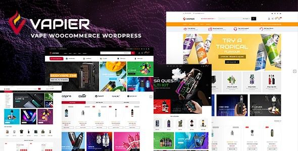 Vapier Vape Store WooCommerce WordPress Theme v1.1.5