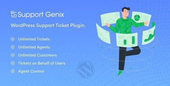 Support Genix v1.6.0 WordPress Support Ticket Plugin