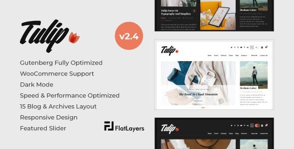Tulip v2.4 Responsive WordPress Blog Theme