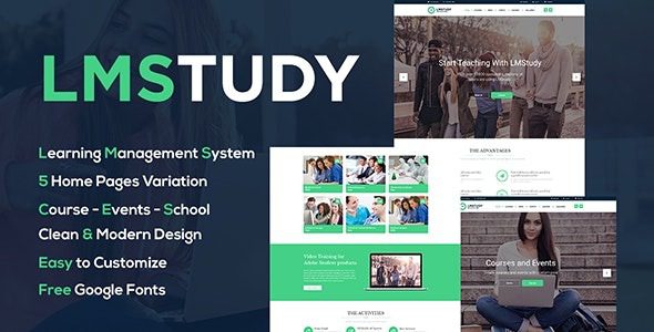 LMStudy v.2.1 Education LMS WooCommerce Theme