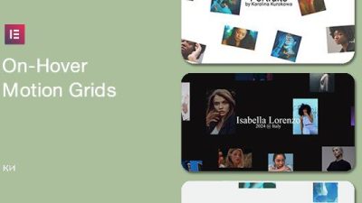 On-Hover Motion Grids for Elementor插件下载