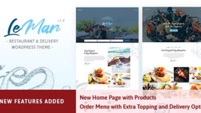 LeMar (v2.1) Seafood Restaurant WordPress Theme