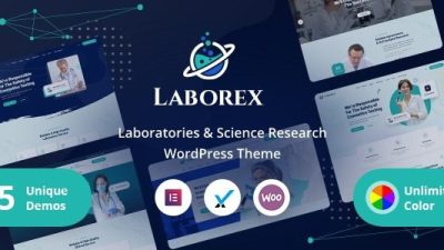 Labotrex v1.0 Laboratory & Science Research WordPress Theme