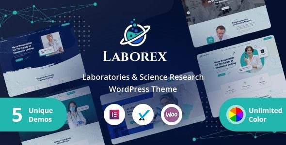 Labotrex v1.0 Laboratory & Science Research WordPress Theme