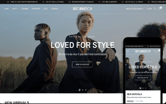 Reformation Shopify Theme v1.5.2
