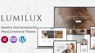 Lumilux (v1.0.0) Jewelry and Accessories WooCommerce Theme