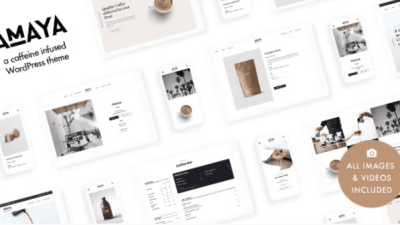 Amaya (v2.08) Coffee Shop WordPress Theme [Activated]