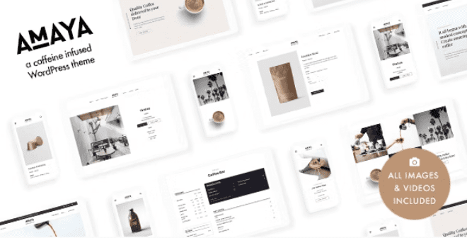 Amaya (v2.08) Coffee Shop WordPress Theme [Activated]