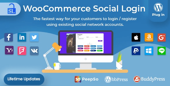 WooCommerce Social Login v2.5.8  [CodeCanyon]