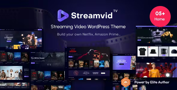StreamVid v5.0.5 Streaming Video WordPress Theme