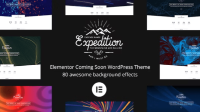 Expedition v4.0.0 Elementor Coming Soon WordPress Theme
