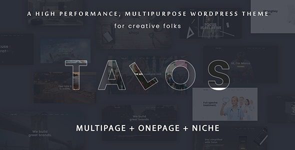 Talos (v1.3.8) Creative Multipurpose WordPress Theme