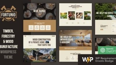 Fortunio v2.1 Carpenter, Forestry, Wood Manufacture Theme
