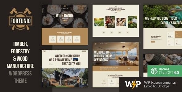 Fortunio v2.1 Carpenter, Forestry, Wood Manufacture Theme