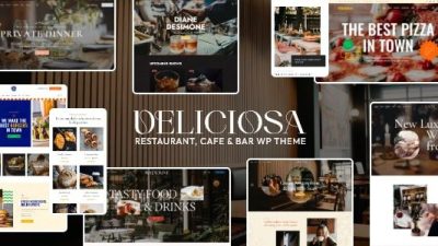 Deliciosa (v1.3.0) Restaurant, Cafe & Bar WordPress Theme