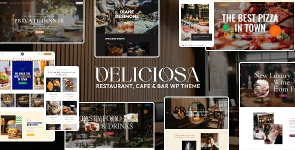 Deliciosa (v1.3.0) Restaurant, Cafe & Bar WordPress Theme