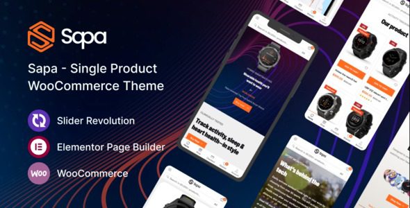 Sapa (v1.1.0) Product Landing Page WooCommerce Theme