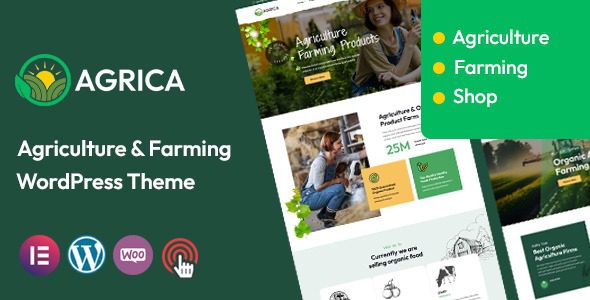Agrica v1.0.1 Agriculture WordPress Theme