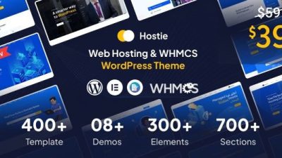 Hostie v1.1.1 Web Hosting & WHMCS WordPress Theme