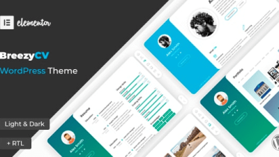 BreezyCV CV Resume WordPress Theme (v1.7.0)